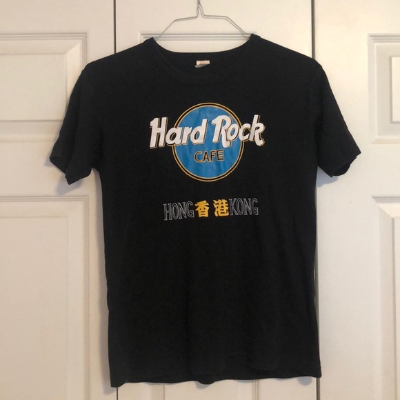 Tops - Hard Rock Cafe Hong Kong T-Shirt 100% Cotton